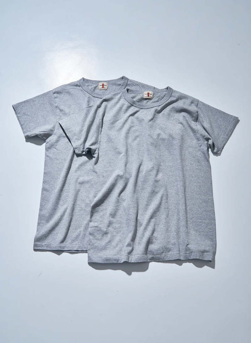 SAMURAI JEANS Crew Neck 2-Pack T-Shirt Plain