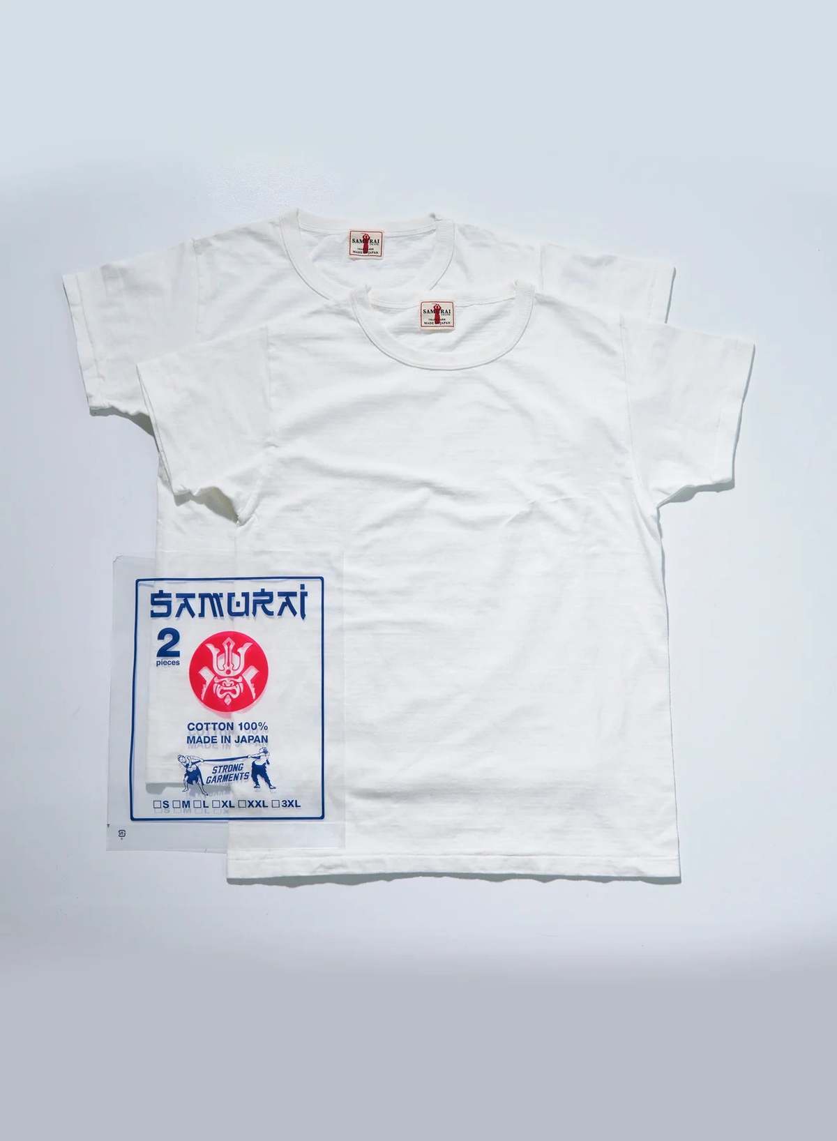 SAMURAI JEANS Crew Neck 2-Pack T-Shirt Plain - Image 9 of 13