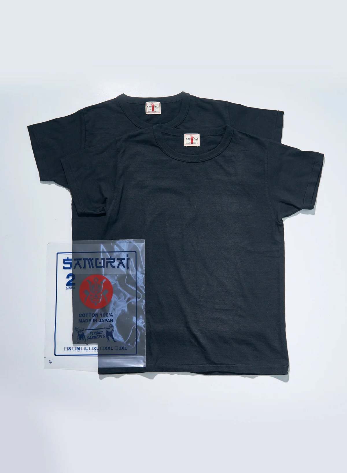 SAMURAI JEANS Crew Neck 2-Pack T-Shirt Plain - Image 12 of 13