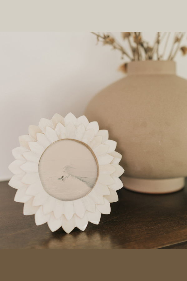 Matr Boomie Amalesh Bloom Picture Frame - Cream