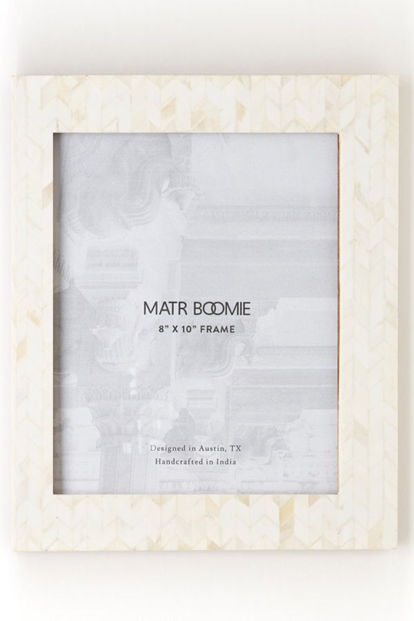 Matr Boomie Artemis Picture Frame - Carved Bone