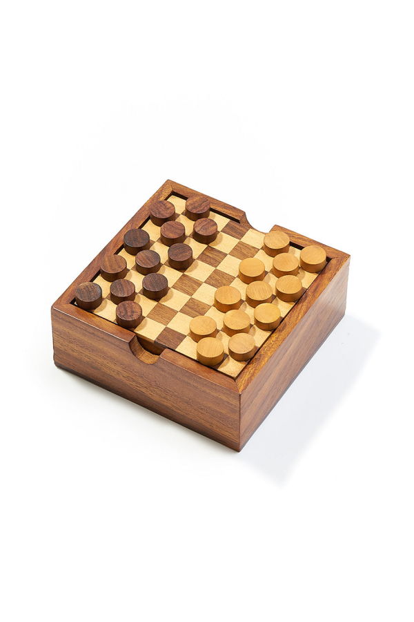 Matr Boomie Checkers and Tic Tac Toe Game Set