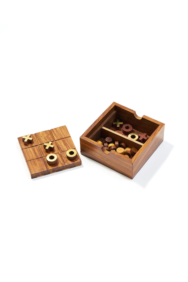 Matr Boomie Checkers and Tic Tac Toe Game Set