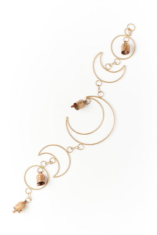 Matr Boomie Indukala Large Moon Phase Bell Wind Chime