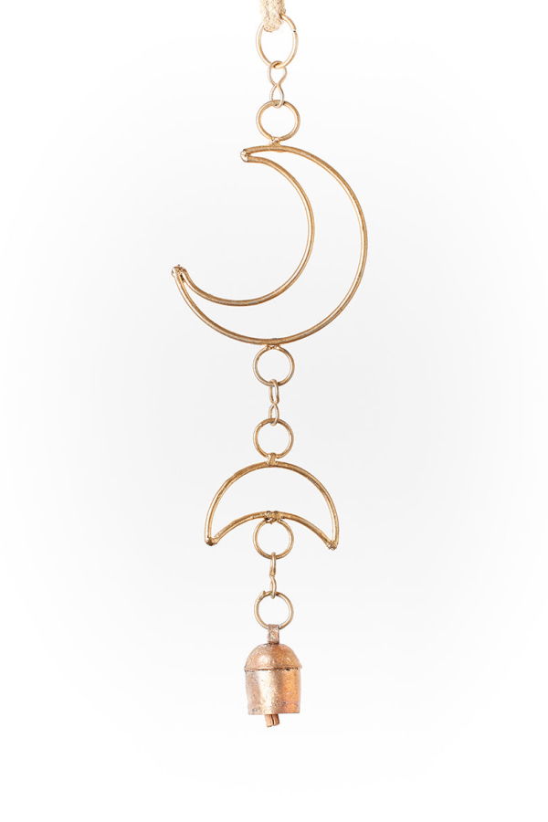 Matr Boomie Indukala Small Moon Phase Bell Wind Chime