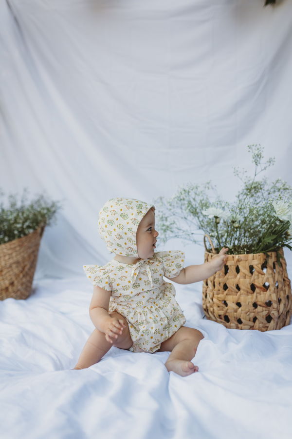 Piper&Cloth Josie Romper - Sunny Blossom