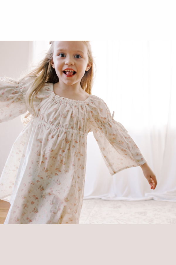 KIDS Piper&Cloth Kennedi Bell Sleeve Dress