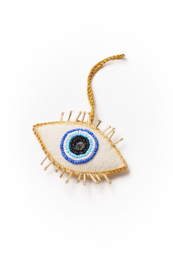 Matr Boomie Larissa Plush Evil Eye Felt Ornament