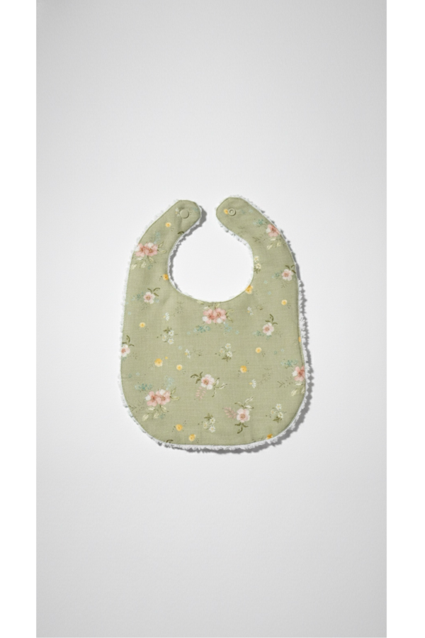Piper&Cloth Layette Linen Bib - Hedgerow Floral