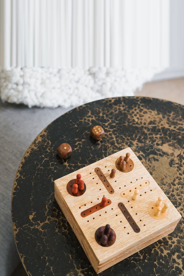 Matr Boomie Pachisi Travel Game Set - Hand Carved