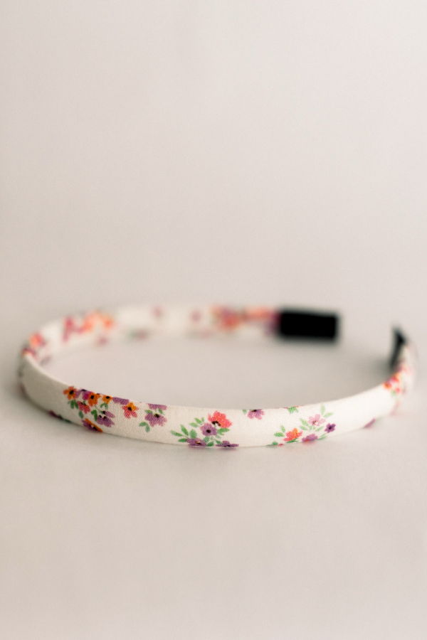 Kids Piper&Cloth Petite Petals Headband - Periwinkle Meadow