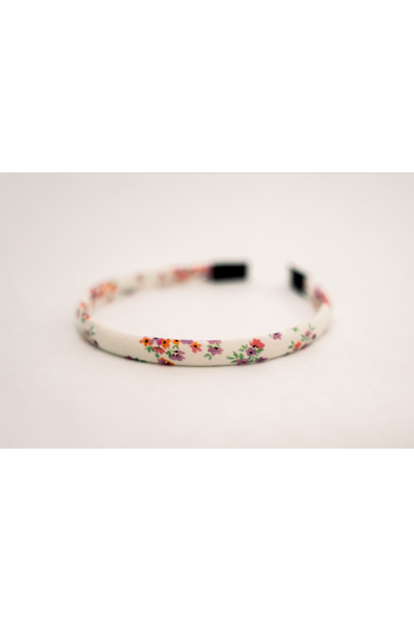 Kids Piper&Cloth Petite Petals Headband - Periwinkle Meadow