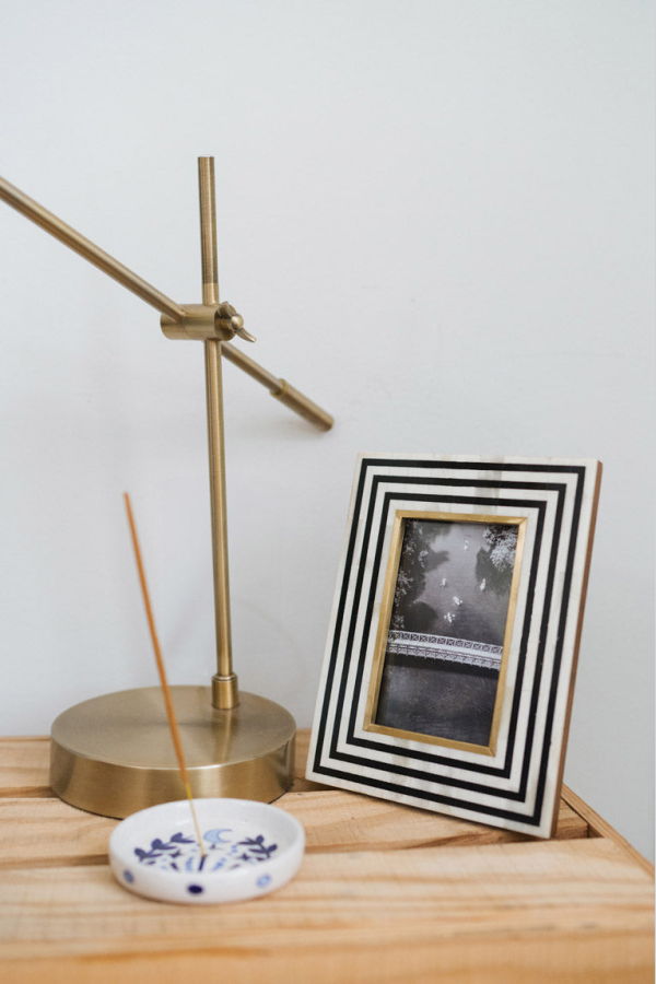 Matr Boomie Rajiva Picture Frame - Black & Cream