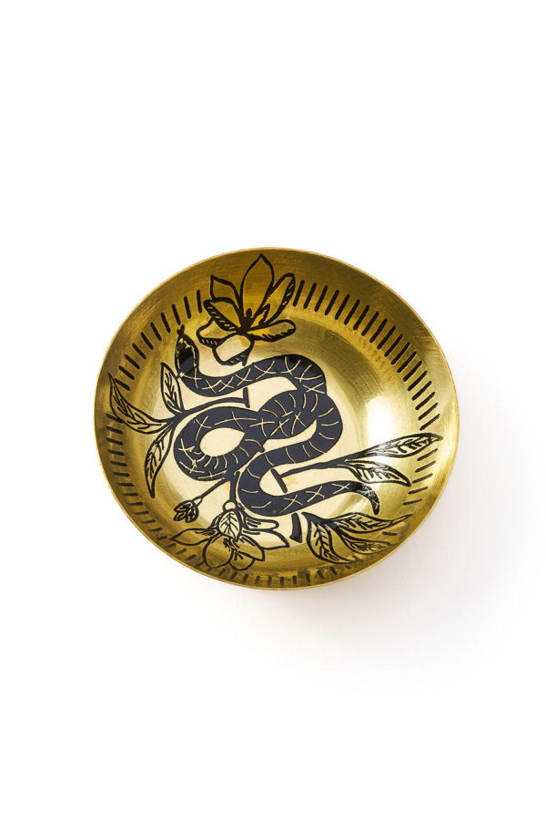 Matr Boomie Saanp Snake Round Dish