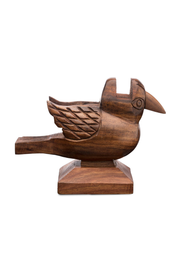 Matr Boomie Sparrow Eyeglass Holder Stand - Handcrafted Indian Rosewood