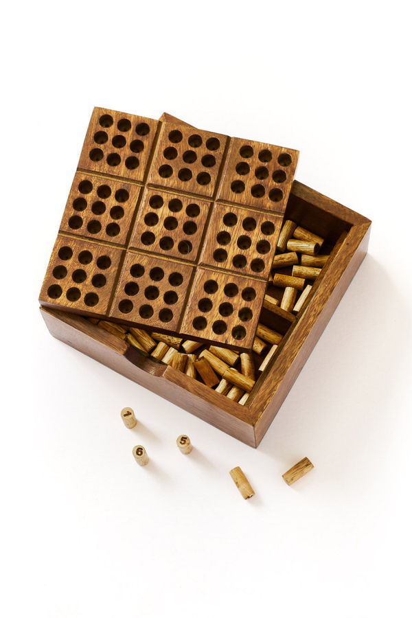 Matr Boomie Sudoku Wooden Peg Game
