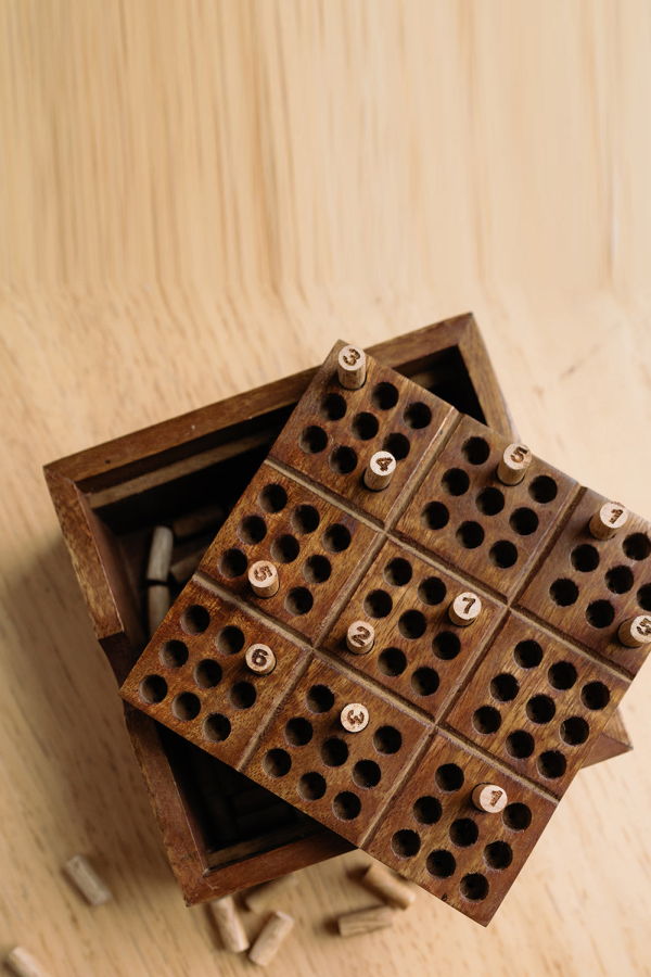 Matr Boomie Sudoku Wooden Peg Game