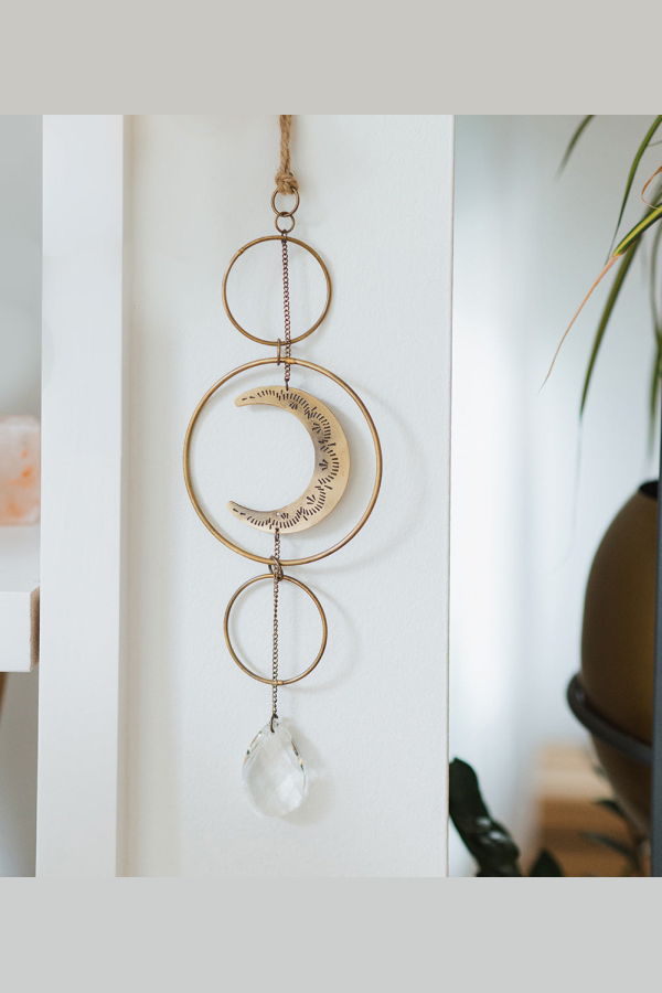 Matr Boomie Surya Crescent Moon Suncatcher