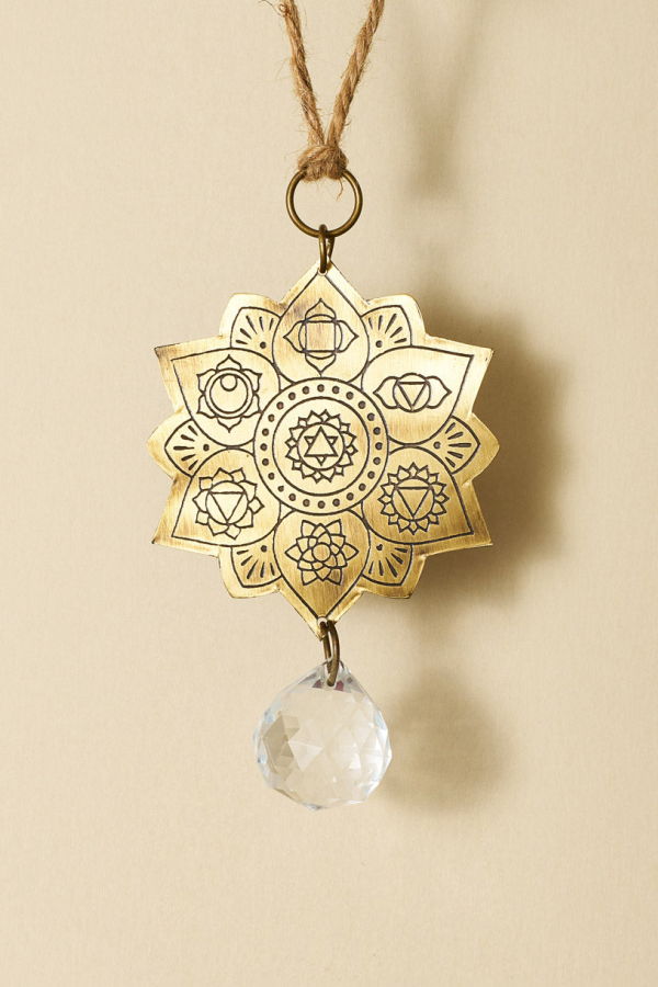 Matr Boomie Surya Lotus Suncatcher - Brass