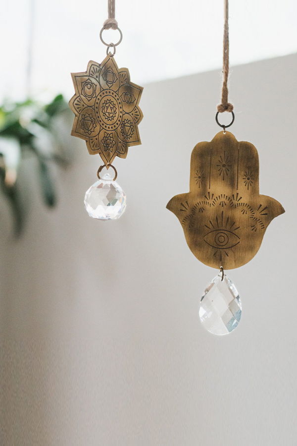 Matr Boomie Surya Lotus Suncatcher - Brass