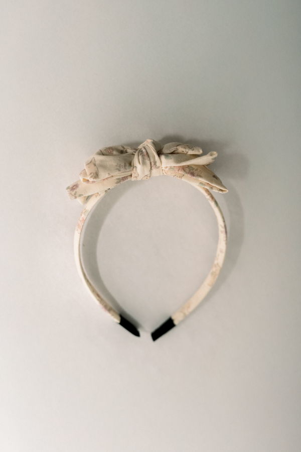 Kids Piper&Cloth Three Little Bows Headband - Pré aux lapins