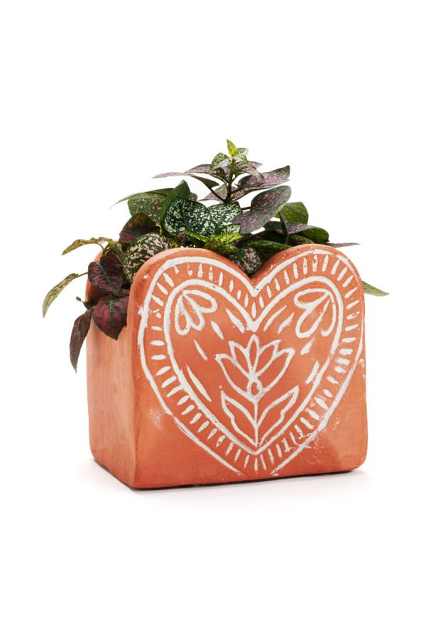 Matr Boomie Vasanta Heart Planter with Drainage