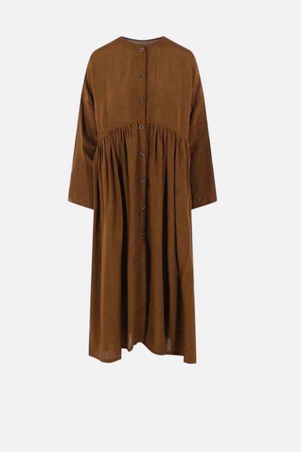 Uma Wang Button Front Coat - Mustard