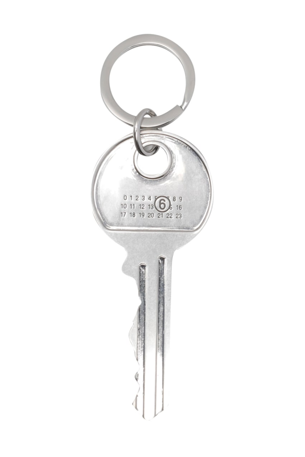 MM6 Maison Margiela Key Keyring - Silver