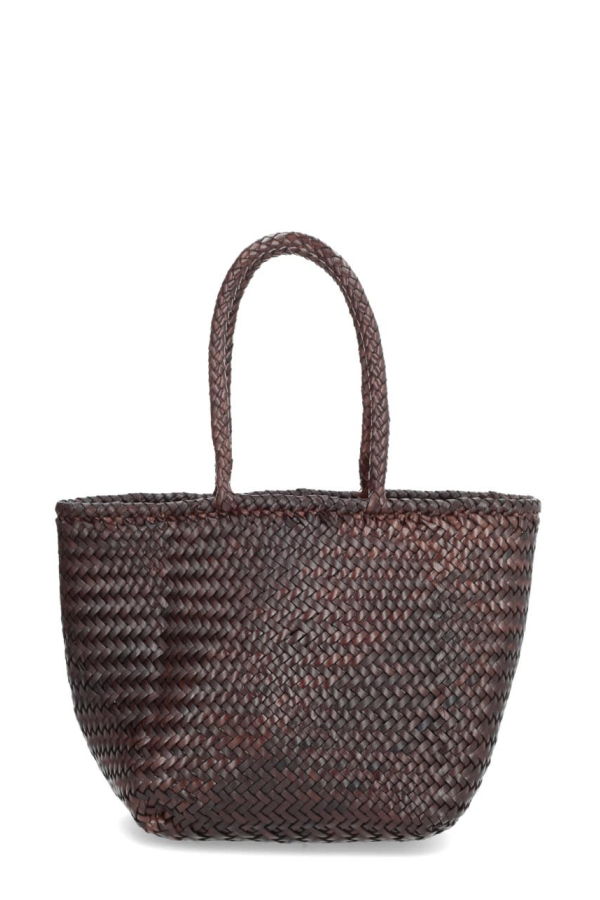 Dragon Diffusion Grace Basket Small Shoulder Bag - Brown