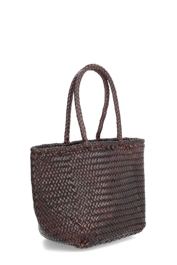 Dragon Diffusion Grace Basket Small Shoulder Bag - Brown