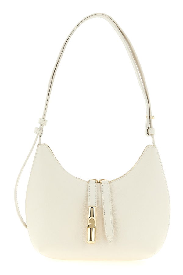 Furla Goccia Small Shoulder Bag - White