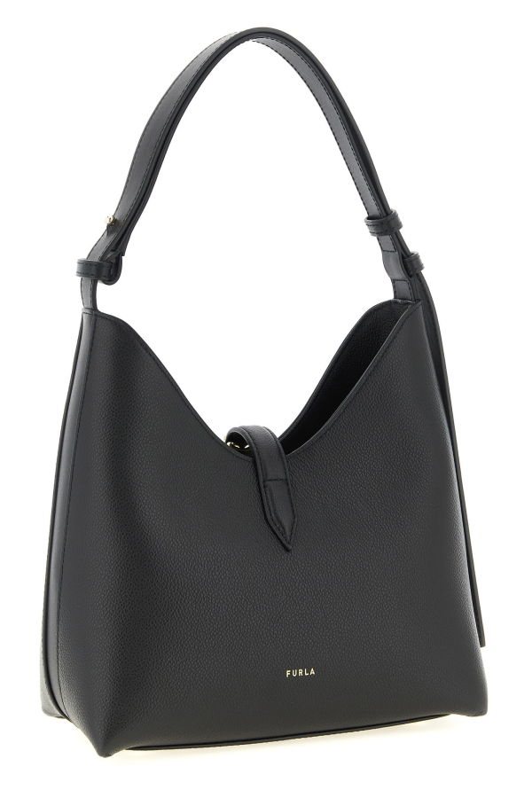 Furla Goccia Small Shoulder Bag - Black
