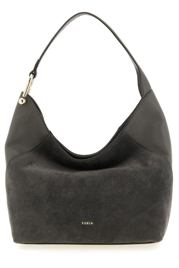 Furla Lara Medium Shoulder Bag - Gray