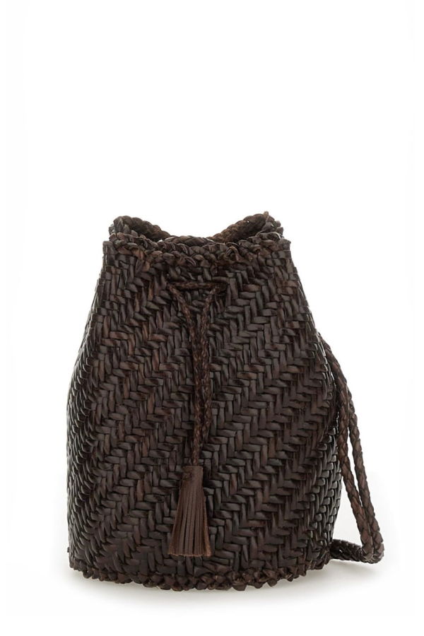 Dragon Diffusion Pompom Double Jump Clutch - Brown