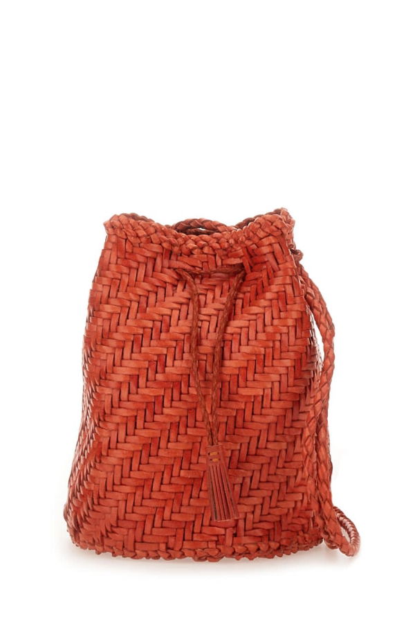 Dragon Diffusion Borsa Pompom Double Jump Clutch - Orange