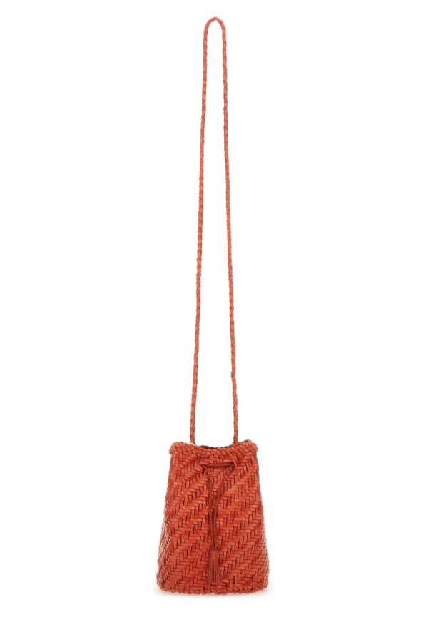 Dragon Diffusion Borsa Pompom Double Jump Clutch - Orange