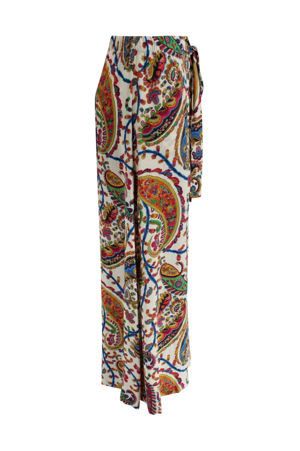 Etro Paisley Print Palazzo Trousers