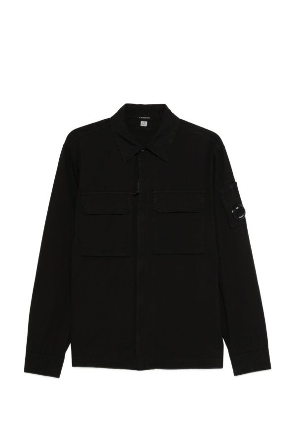 C.P. Company Organic Cotton Overshirt - Black