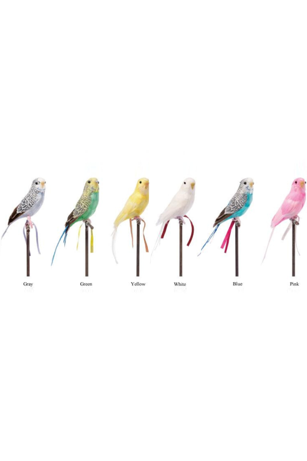 Puebco Budgie Artificial Bird