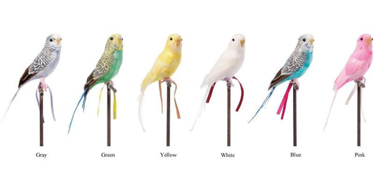 Puebco Budgie Artificial Bird - Image 1 of 1
