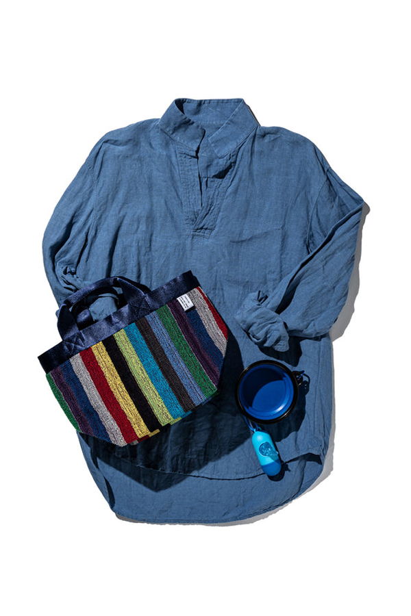 Puebco Local Distribution Rainbow Towel Square Bag