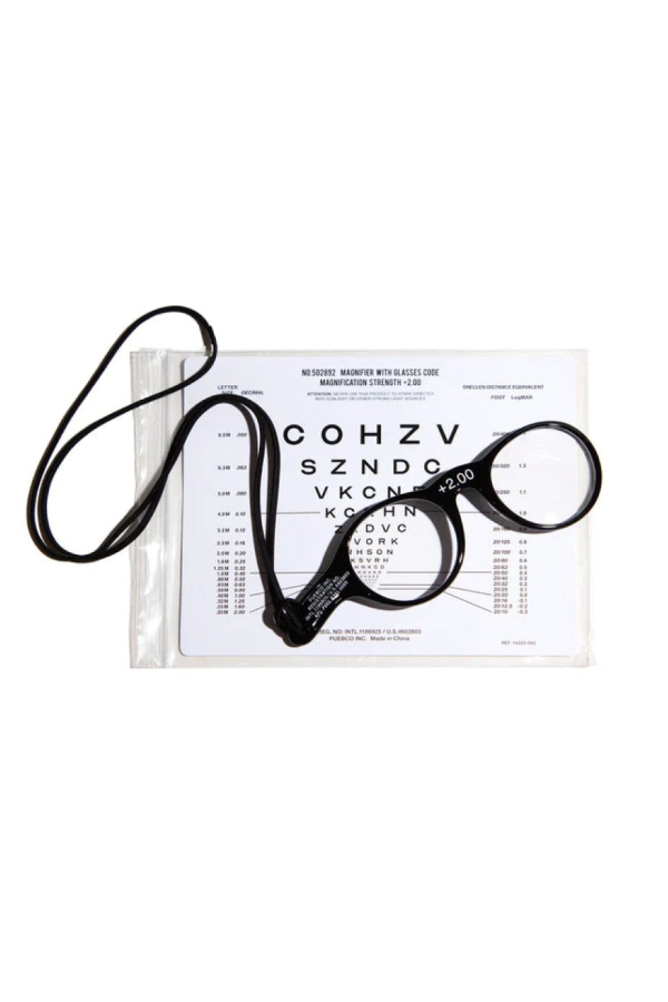 Puebco Magnifier With Glasses Code