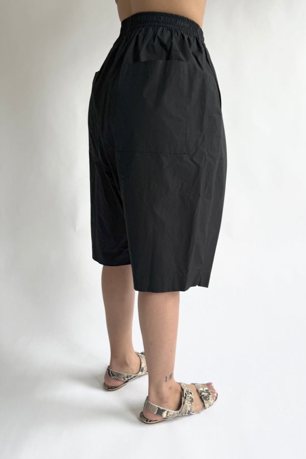 Modern Weaving Boxy Pleat Bermuda Short