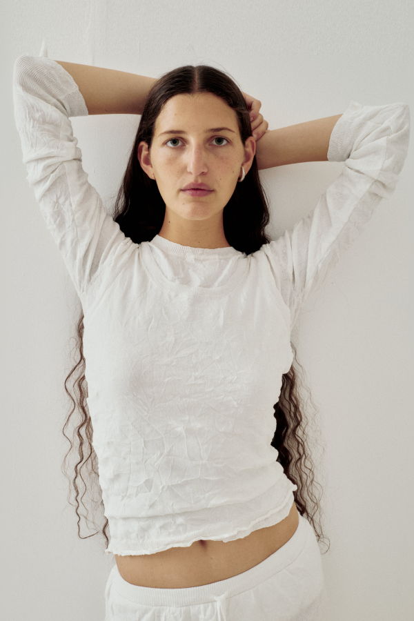 SAYAKA DAVIS NEW YORK Crinkled Pullover