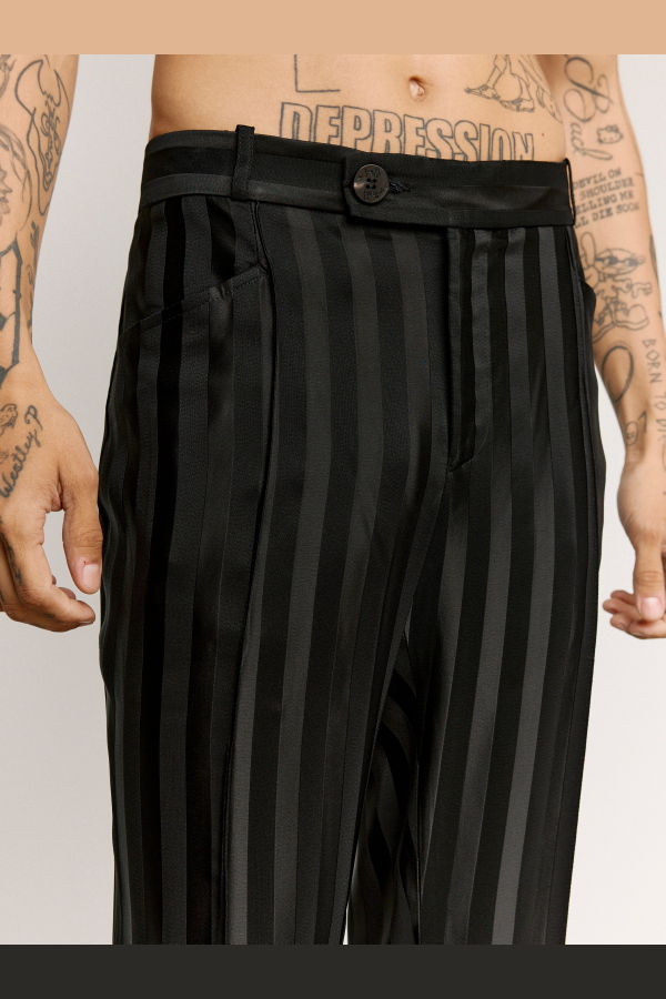 Ernest W. Baker Barr Viscose Flare Trousers