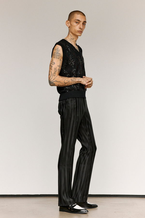 Ernest W. Baker Wool Handmade Argyle Vest