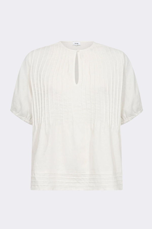 Levete Room Naja Pintuck Linen Top