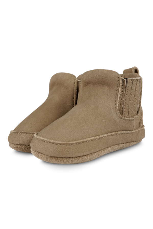 KIDS Donsje Skib Booties - Truffle Nubuck