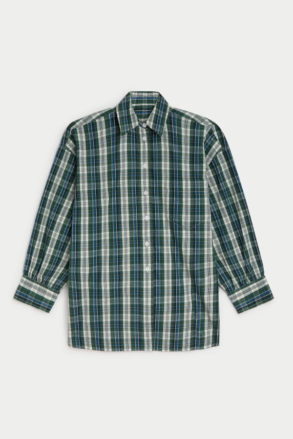 Suzie Kondi Kappa Button-Up Plaid Shirt