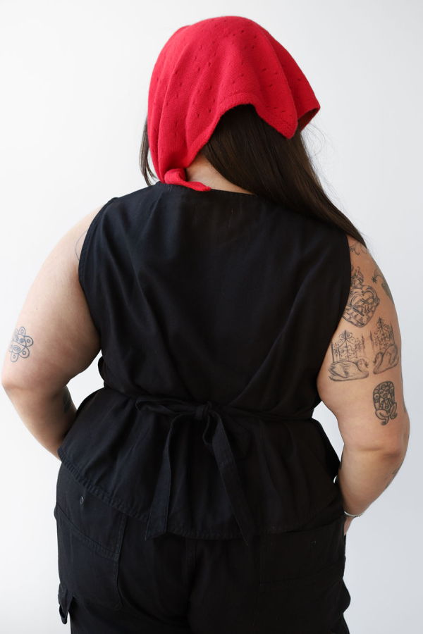 Noble Shell Flared Vest - Ash